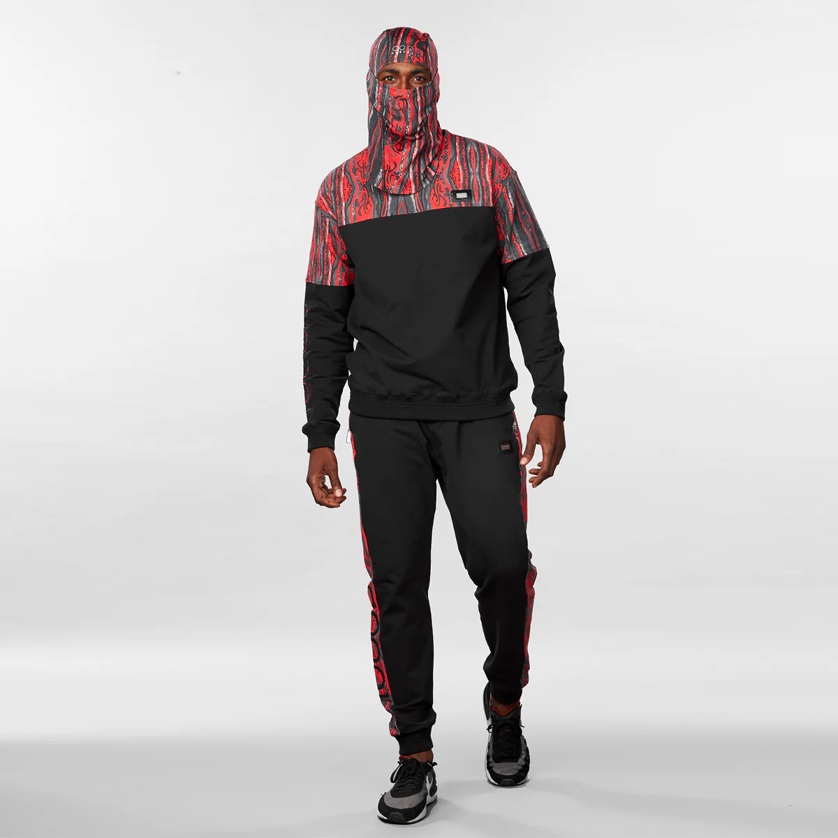 COOGI Balaclava - Red-Black - Image 3