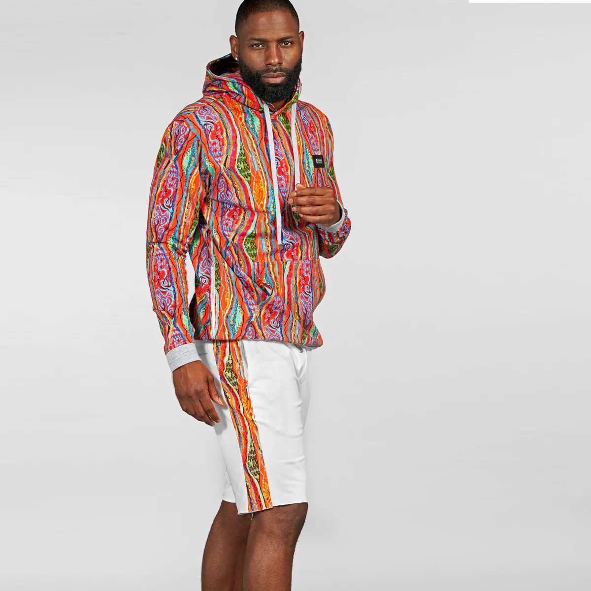 COOGI Sunset Trim Fleece Shorts - Image 3