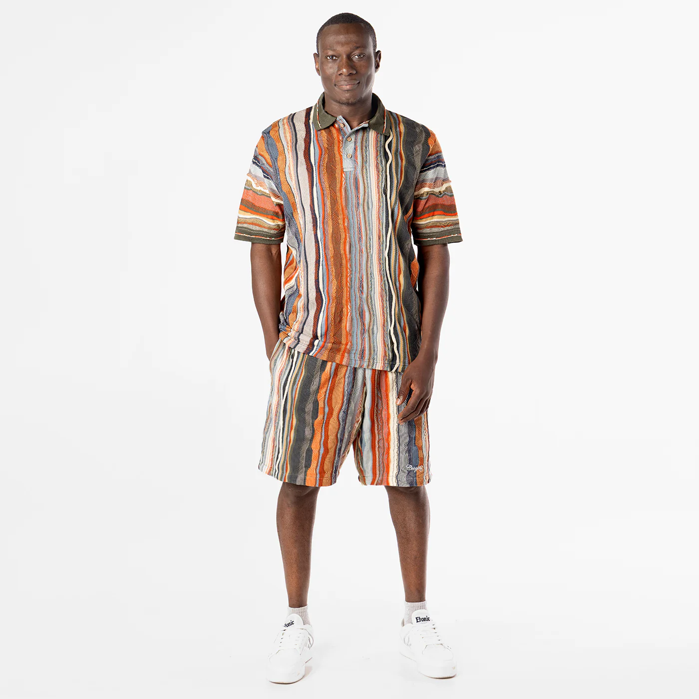New - COOGI Light Weight Sweater Knit shorts in Natural - Image 7