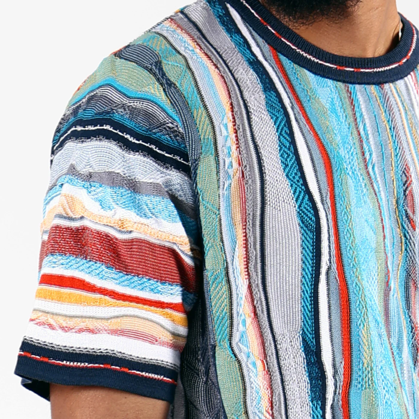 New- COOGI Light Weight Tee in Blue and Gray - Image 6