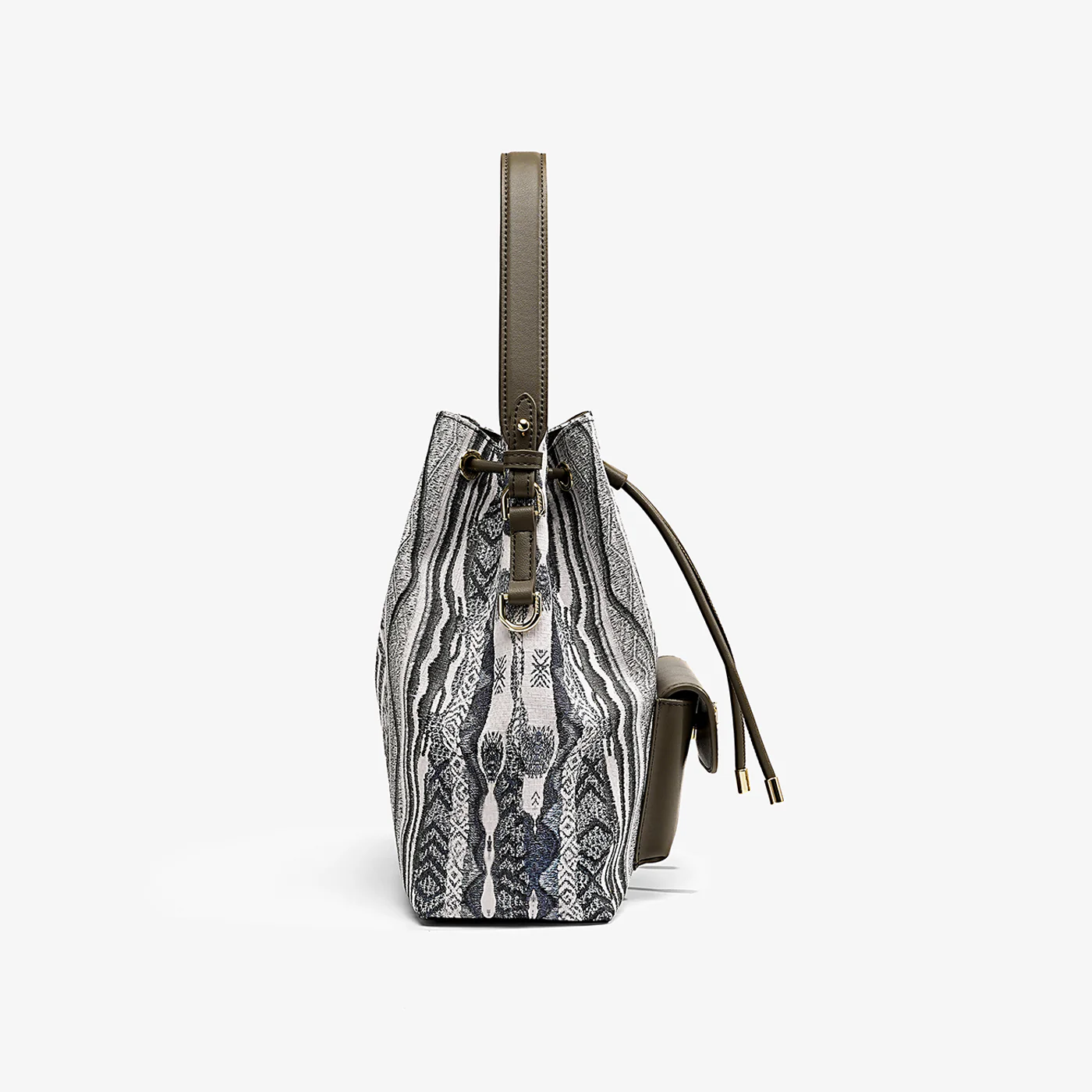 New - COOGI Malindi Bucket Bag - Olive - Image 4