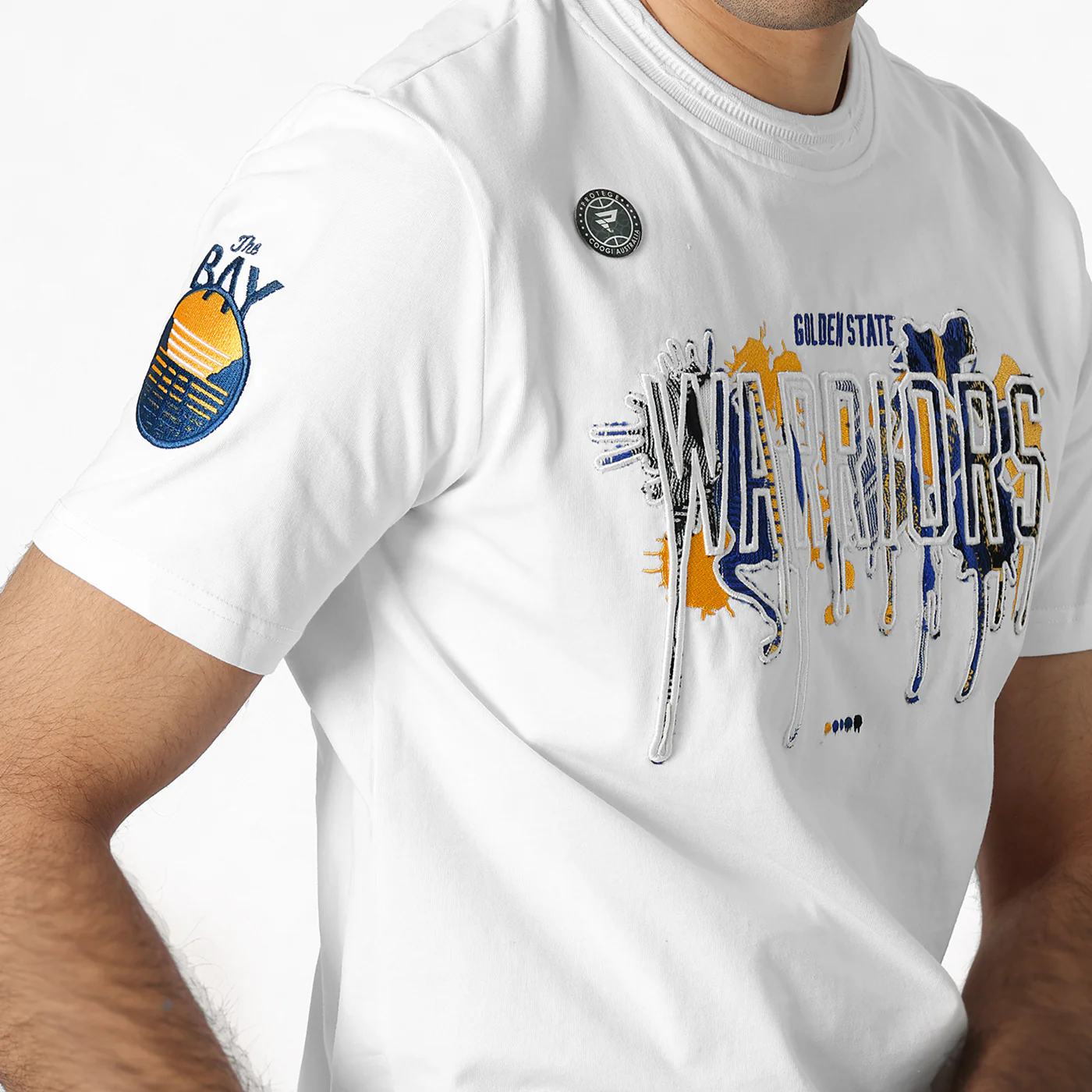 New - COOGI X NBA X Protege - Golden State Warriors Tee - Image 5
