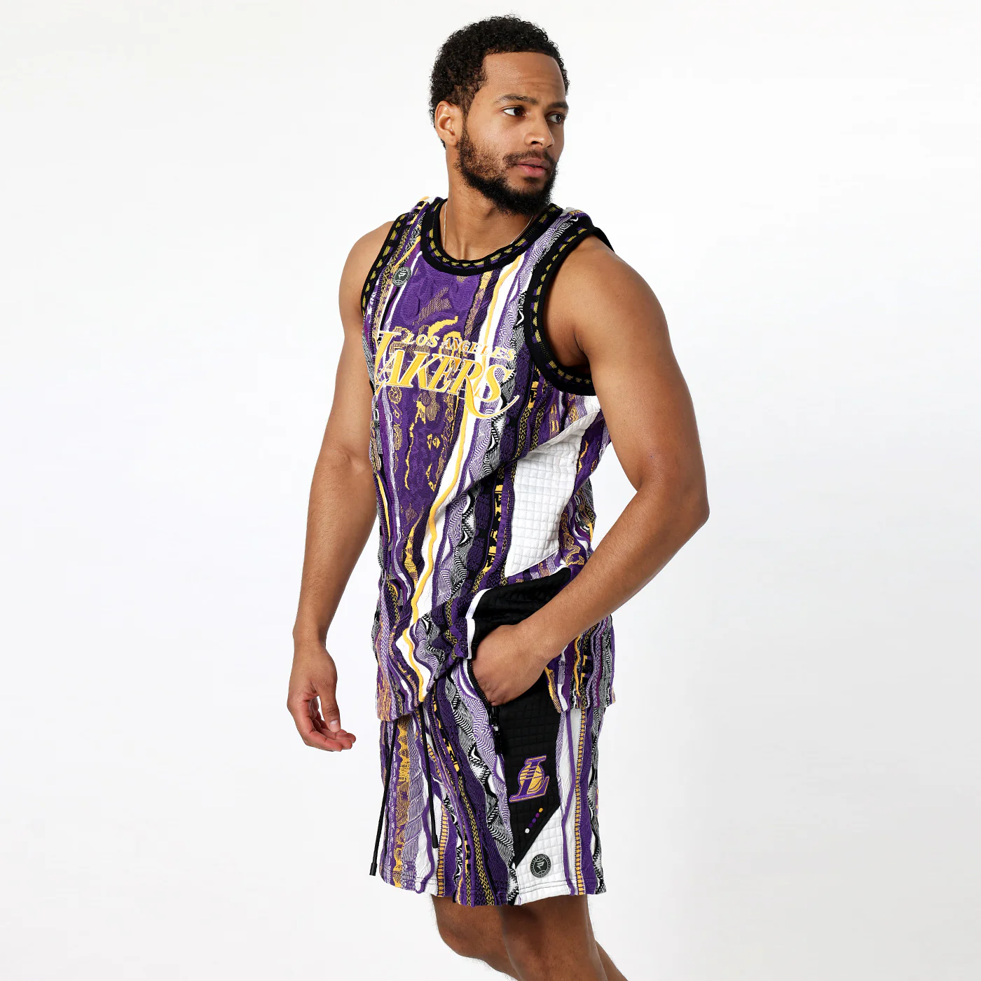 New - COOGI X NBA X Protege - Lakers Sweater Vest - Image 3